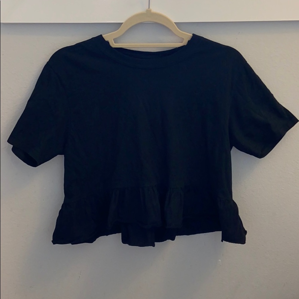 cute black top!